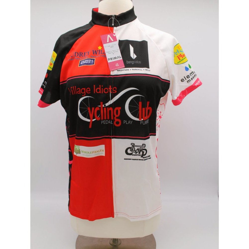 Women’s Village Idiots Cycling Club Denver 2016 Primal Sports Cut Raglan Jersey
